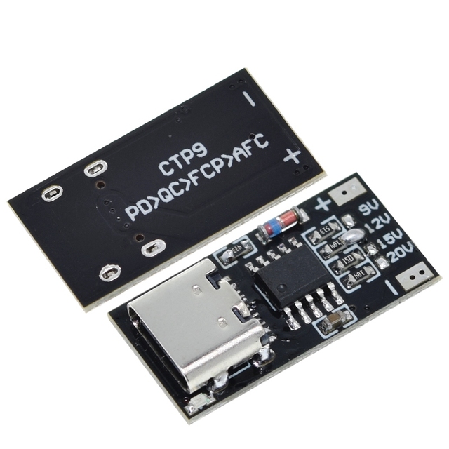 Fast Charge Trigger Polling Detector USB Boost Power Supply Change Module Charger Board Tools Type-c PD2.0 PD3.0 9V 12V 15V 20V