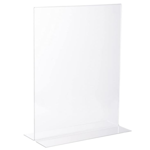 Double Sided Rõ Ràng Acrylic Đăng <span class=keywords><strong>Display</strong></span> Chủ 4X6 5X7 8.5X11 A5 Bảng Nhựa Menu Đứng - Product Image 1