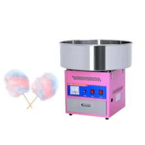 Electric/Gas Cotton Candy floss high efficiency Machine with wheels