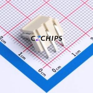 HC-VH-3A3W-M Wire-to-Board Pin Header Bent Lead Through Hole,P=3.96mm Connector 1x3P 3.96mm Right Angle Insert VH - Product Image 2