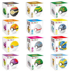 Vente chaude Anime Poke Cartoon Série Diamant Mini Blocs De Construction Jouets Dessin Animé Figure Boule Micro Diamant Blocs pour Enfants Cadeau - Product Image 6