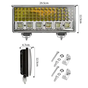 12 Inch Groot Gezichtsveld Auto Led Werklamp Voor Vrachtwagen Verlichting Extra Spot Licht Luz De Trabajo Led 12 Inch