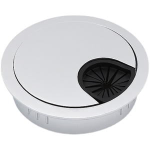 Boîte de câblage de bureau Jiufa en alliage de zinc avec couvercle rond pour accessoires de câblage de bureau - Product Image 4