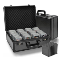 Boîte de rangement personnalisée en aluminium pour cartes de sport gradées, cartes à collectionner et présentoirs BGSS SGCC