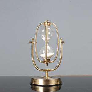 Timer a Clessidra 30 60 <span class=keywords><strong>Minuti</strong></span>: Orologio a Sabbia Antico 60 <span class=keywords><strong>Minuti</strong></span>, Clessidra Vintage in Ottone 60 Min, Vetro Decorativo - Product Image 4