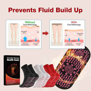 <span class=keywords><strong>Chaussettes</strong></span> Chauffantes Auto-Thermiques Personnalisées à la <span class=keywords><strong>Tourmaline</strong></span> pour Vente en Gros, Massage Thérapeutique Magnétique et Santé - Product Image 2