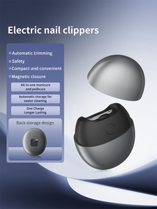 Coupe-<span class=keywords><strong>ongles</strong></span> électrique rechargeable USB portable, <span class=keywords><strong>ciseaux</strong></span> automatiques incurvés anti-pincement pour les <span class=keywords><strong>ongles</strong></span> des orteils, durable, en plastique - Product Image 5