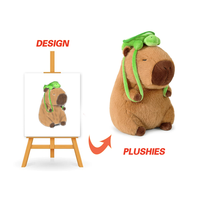 Peluche Kapibala Capybara personnalisée Animal Crossing cadeau d'anniversaire poupée mignonne en coton PP avec sac OPP