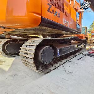 Excavatrice sur chenilles Hitachi 120 d'occasion, marque japonaise d'origine, 12 tonnes, mini-excavatrice compacte. - Product Image 5