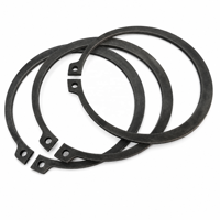 DIN 471 150x4mm Large External Retaining Ring Spring Steel Circlip with Black Finish and 46-54HRC Hardness for Shaft
