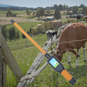 Lector de palos RFID de 134,2 kHz, lector RFID de ganado HDX, ISO11784/85, lector de etiquetas de animales, ganado, vaca, camello, escáner de etiquetas RFID para orejas - Product Image 1