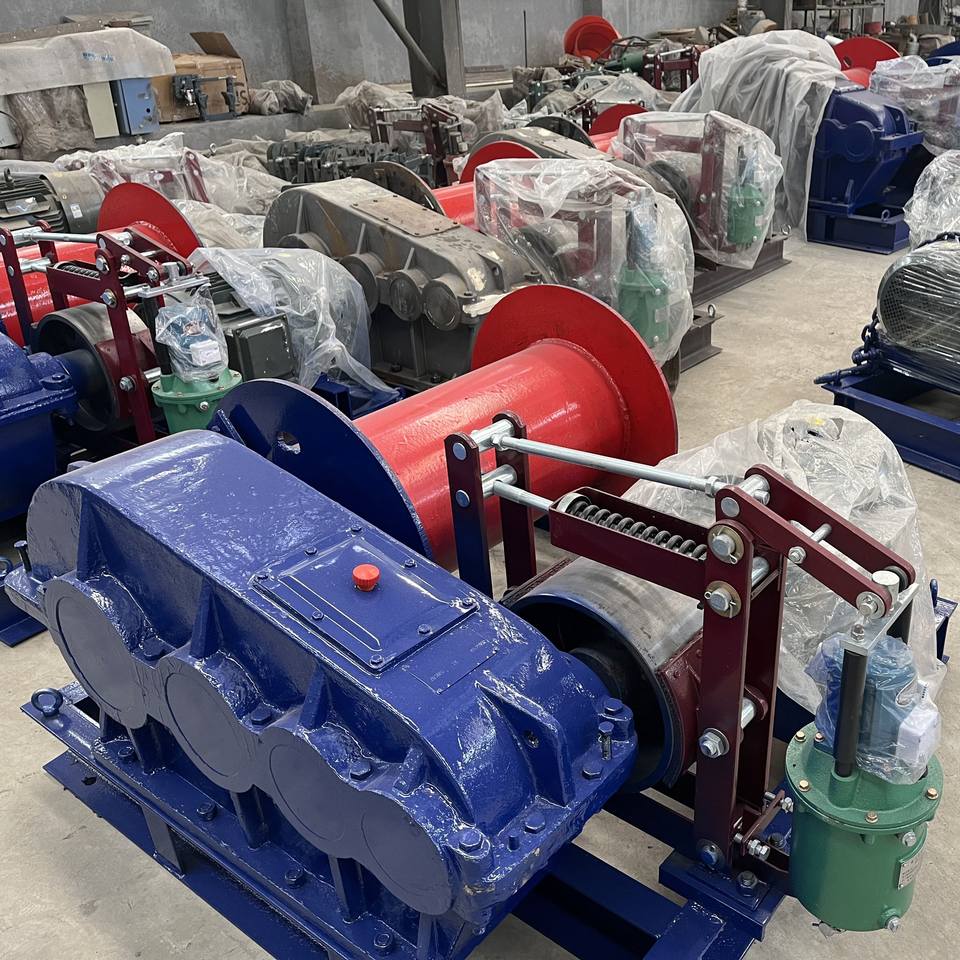 Prop Lifter 10 Ton Electric Coal Mining Traction Winch Steel Construction Lifter ...