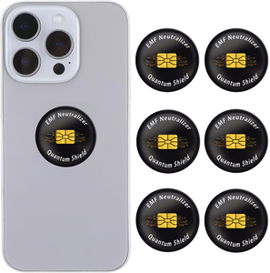 <span class=keywords><strong>Autocollant</strong></span> en métal pur OEM pour ordinateur, protection privée <span class=keywords><strong>anti</strong></span>-radiation, <span class=keywords><strong>autocollant</strong></span> en papier, protection EMF 5G, neutraliseur d'énergie quantique - Product Image 3