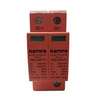 Parafoudre industriel KAMPA DC SPD 40kA 1000V 1P 2P 3P 4P pour énergie solaire avec oxyde métallique pour protection contre la foudre