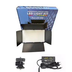 Offre Spéciale Led Pro U800 800E photographie alimenté par batterie 12 pouces 50W bi couleur led studio vidéo panneau lumineux pour la prise de vue vidéo