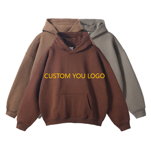 Tontons Wholesale Custom Logo Embroidery Printed 100% Cotton Fleece Streetwear Quick Dry Men's Hoodies
