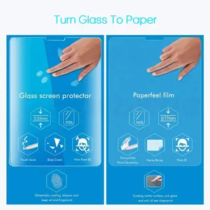 2021 הגעה חדשה עבור iPad פרו 2020 11 12.9 סנטימטרים נייר-מרקם סרט נייר כמו משטח פרו מסך מגן