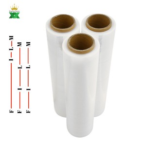 Jumbo Roll Custom LLDP Stretch Wrapping Film 17 <span class=keywords><strong>Mic</strong></span> para embalaje de plástico 50cm Pallet Wrap - Product Image 1