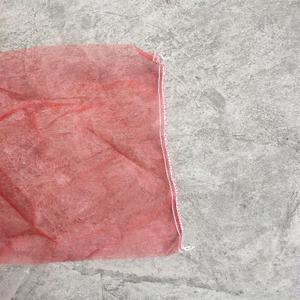 HDPE màu hồng và màu đỏ hình ống hành tây lưới Túi với dây - Product Image 2