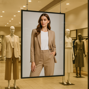 Pantalla LCD para Interiores de Alta Luminosidad <span class=keywords><strong>OEM</strong></span> ODM, 2500nits, Pantalla LCD Digital de Doble Cara para Ventanas, Señalización - Product Image 1