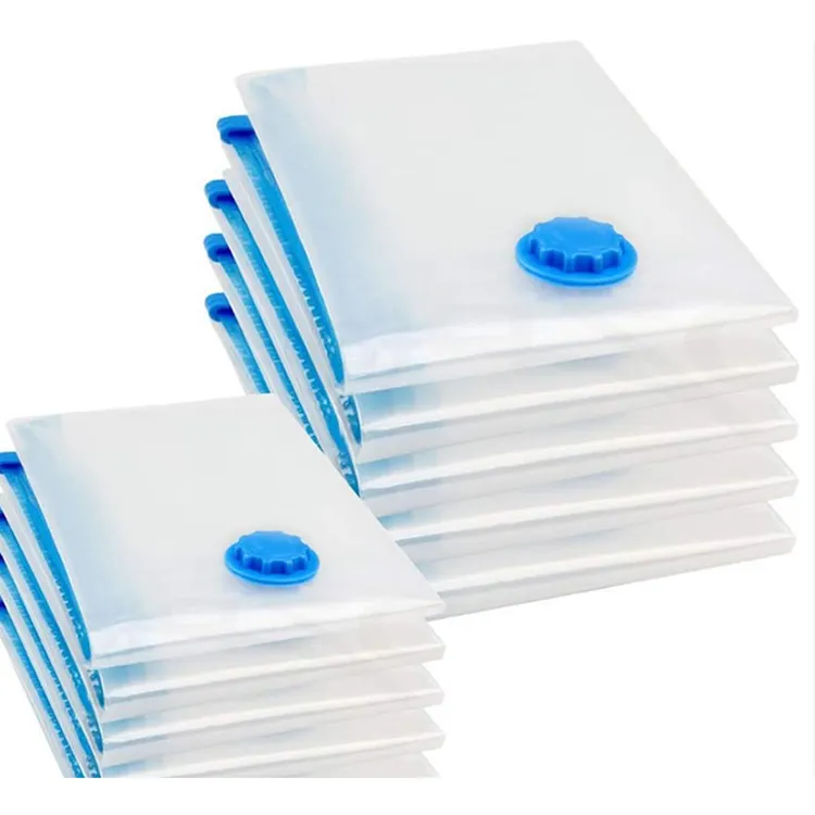 Vacuum Sealer Storage Bags Variety Size80% Space Saving Bags For Clothes With Hand-Pump For Travel
