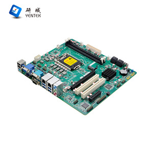 Carte mère industrielle Yentek H110M3 M-ATX LGA1151 DDR4 double canal 6 ports série PCI PCIE SATA HDMI VGA - Product Image 2