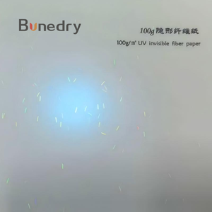 Papier <span class=keywords><strong>de</strong></span> sécurité à fibres visibles <span class=keywords><strong>de</strong></span> 100 g avec fibres apparentes sous lumière UV pour l'<span class=keywords><strong>impression</strong></span> <span class=keywords><strong>de</strong></span> documents et <span class=keywords><strong>de</strong></span> certificats anti-contrefaçon - Product Image 1