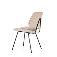 Ensemble table et chaises de salle à manger de style nordique Hôtel moderne chaise en tissu de luxe salle à manger de restaurant