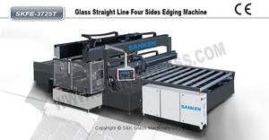 Machine automatique de bordage de verre en ligne droite sur quatre côtés SKFE-3725F, machine de jointoiement CNC pour verre isolant et à faible émissivité - Product Image 2