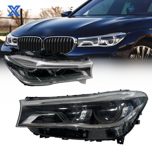 Vente en gros, vente chaude, phares LED d'origine 2016 2017 <span class=keywords><strong>2018</strong></span> pour <span class=keywords><strong>BMW</strong></span> Série 7 G12, OEM 63117408710 63117408709 G11, feux de voiture - Product Image 1