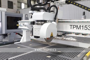 Cửa Tủ Nội Thất Làm 1328 Gỗ Tuyến Tính CNC ATC Routermachine Với Saw Cắt - Product Image 4