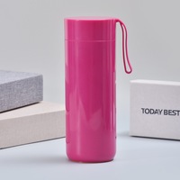 Gobelet isotherme portable en acier inoxydable, mini thermos à aspiration magique pour le bureau, cadeau d'affaires