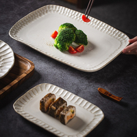 Ensemble de vaisselle en porcelaine rustique faite à la main comprenant un bol et une assiette pour les mariages et la décoration de table à manger assiettes en céramique bols