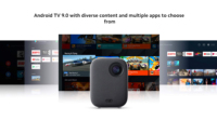 [Version globale] Wupro X Xiao mi Mi Mini projecteur Compact Google Assistant 4K 1080P Android Beamer BT Wi-fi Smart Projector