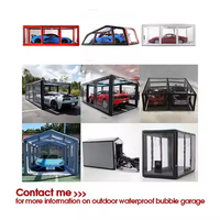 Tente imperméable pour minivan, cabine de pulvérisation gonflable pliable et anti-poussière, bâche de voiture gonflable à air, tente à bulles pour voiture