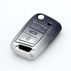 Funda Protectora para Llaves de Coche Estilo TPU con Degradado DM para VW Volkswagen Golf 7 MK7 Tiguan MK2 para SEAT Ateca <span class=keywords><strong>Leon</strong></span> <span class=keywords><strong>FR</strong></span> 2 Ibiza para Skoda Octavia - Product Image 5