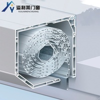 Persianas enrollables ocultas horizontales y verticales de metal para exteriores, fabricadas en China, ventanas eléctricas automáticas de aluminio antirrobo