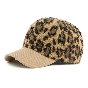 Custom Corduroy Leopard Baseball <b>Cap</b> <b>Women</b> Winter Warm Snapback Casual Autumn Vintage Hat Fashion Adjustable Men Female <b>Caps</b> - Product Image 6