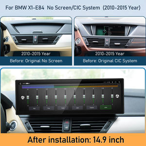 Lecteur multimédia vidéo GPS de voiture STWEI 14,9 pouces pour BMW X1 E84, autoradio 4G WiFi Carplay Android Auto, unité principale de navigation - Product Image 4