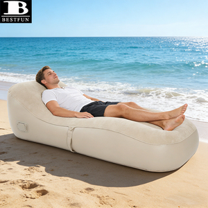 Fauteuil gonflable automatique avec pompe sans fil intégrée, canapé gonflable floqué pour le <span class=keywords><strong>camping</strong></span> en plein air, la plage <span class=keywords><strong>et</strong></span> les voyages - Product Image 6