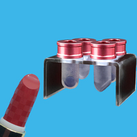 Moules en silicone pour rouge à lèvres Vente en gros Entreprises OEM Moule universel en silicone pour motif mosaïque Design Moule en silicone brillant pour rouge à lèvres