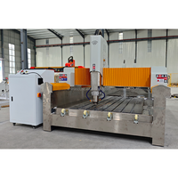 Máquina fresadora CNC de un solo cabezal para tallado de piedra 1325 con motor paso a paso para grabado en Jinan