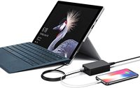 Pengisi daya Cepat 65W Tablet Microsoft Surface Pro, adaptor kompatibel dengan Port DC elektrik Output 5V1A