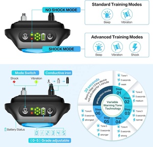 <span class=keywords><strong>Collar</strong></span> antiladridos para perros al por mayor de fábrica 2025, Control de ladridos con correa ajustable de vibración de choque para perros pequeños, medianos y grandes - Product Image 2