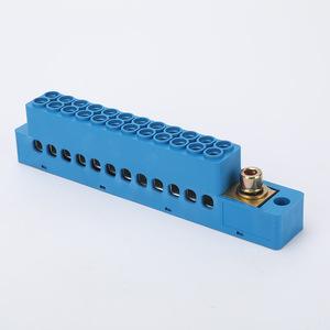 FJ6 Terminal Block 12 Way Screw Connection Single Stage Shandong Standard Blue Distribution Box - Product Image 4