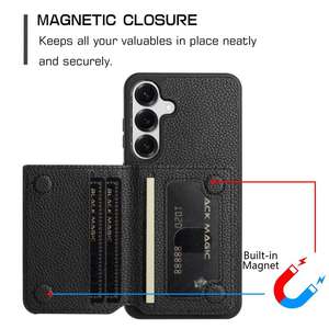 <span class=keywords><strong>เคส</strong></span>โทรศัพท์มือถือหนังสำหรับ <span class=keywords><strong>Samsung</strong></span> Galaxy <span class=keywords><strong>S21</strong></span> + กระเป๋าแม่เหล็ก<span class=keywords><strong>5G</strong></span> <span class=keywords><strong>เคส</strong></span>โทรศัพท์ที่ใส่บัตร - Product Image 4