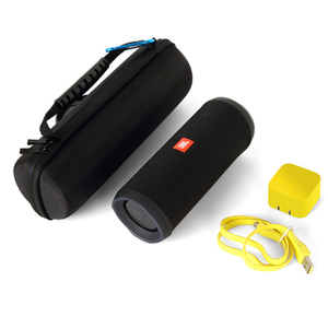 Estuche rígido de EVA para altavoces <span class=keywords><strong>JBL</strong></span> <span class=keywords><strong>Flip</strong></span> <span class=keywords><strong>4</strong></span> y <span class=keywords><strong>Flip</strong></span> 3: funda protectora personalizada con diseño a prueba de polvo, bolsa de viaje portátil - Product Image 4