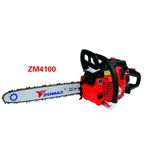 Zomax 4100 2 Tak Mesin Gergaji Mesin 39cc Chainsaw dengan Bar 14 Inci