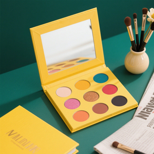 Tùy chỉnh Matte kim loại ánh sáng lung linh multichrome rỗng <span class=keywords><strong>Eyeshadow</strong></span> sắc tố long lanh DIY <span class=keywords><strong>Eyeshadow</strong></span> <span class=keywords><strong>Palette</strong></span> nhãn hiệu riêng <span class=keywords><strong>Eyeshadow</strong></span> <span class=keywords><strong>Palette</strong></span> - Product Image 4