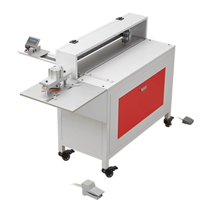 Machine à rainurer pneumatique avec affichage numérique pour l'échantillonnage de boîtes rigides en carton - Product Image 1